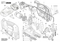 Bosch 3 601 EA6 101 Gst 18 V-Li B Cordless Jigsaw 18 V / Eu Spare Parts